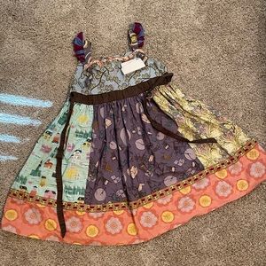 Matilda Jane Alice in Wonderland apron dress